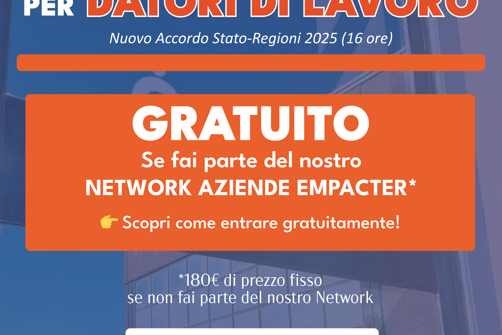 Corso Obbligatorio di Formazione sulla Sicurezza per i Datori di Lavoro