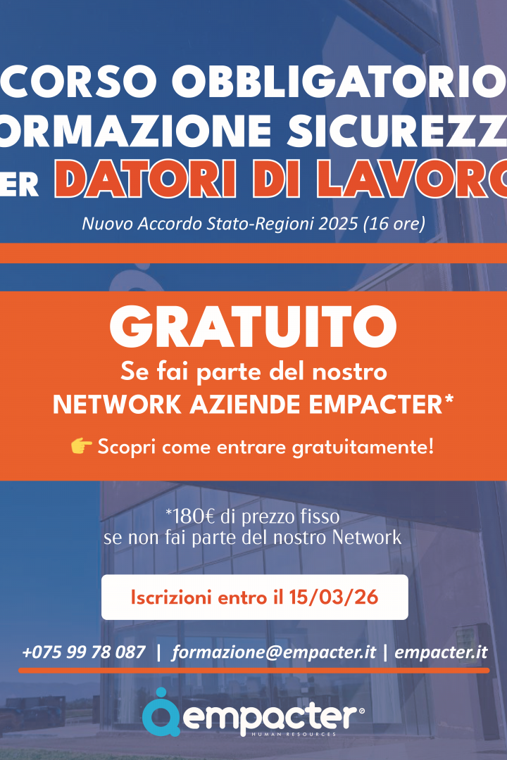 Corso Obbligatorio di Formazione sulla Sicurezza per i Datori di Lavoro